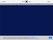 Tablet Screenshot of celebritycruises.dk