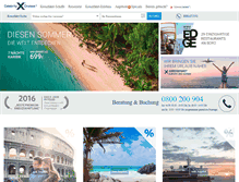 Tablet Screenshot of celebritycruises.ch